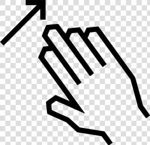 Swipe Up Arrow   Swipe Down  HD Png Download