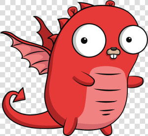 Golang Logo   Golang Gopher  HD Png Download