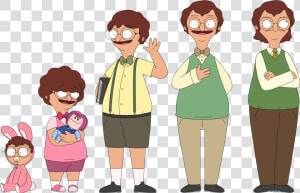 Bob  39 s Burgers Then And Now  HD Png Download