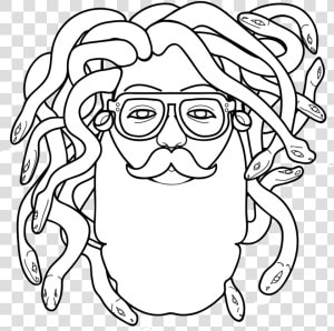 Amari Medusa Logo With Full White Tongues  HD Png Download