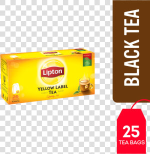 Lipton Yellow Label 25 Tea Bags  HD Png Download