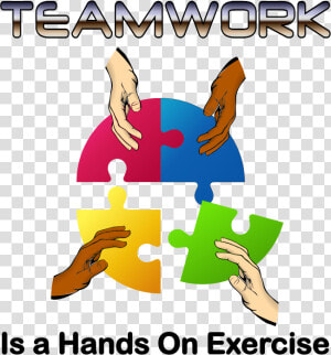 Teamwork   Cartoon  HD Png Download