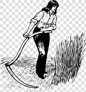 Harvesting Black And White Clipart  HD Png Download