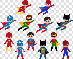Transparent Superhero Clipart Png   Kid Superheroes  Png Download