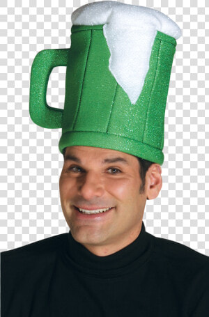 Green Beer Mug Hat   Green Beer  HD Png Download