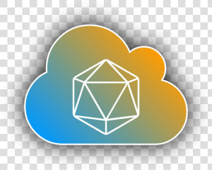 20 Sided Dice Gaming Vinyl Decal Gold   Png Download   20 Sided Dice Logo  Transparent Png