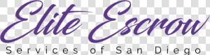 Elite Escrow Services Of San Diego   Transparent Cartoons   Calligraphy  HD Png Download