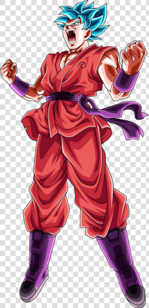 Son Goku Super Saiyan Blue Kaioken 2 By Nekoar dasjoli   Gt Goku Vs Super Goku  HD Png Download