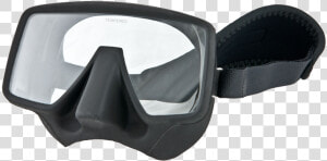 Frameless Single Lens Diving Masks In Black Silicone  HD Png Download