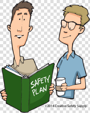 Safety Supervisors Safety Plan   Safety Cartoon Supervisor  HD Png Download