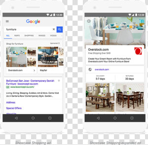 Google Showcase Shopping Ads  HD Png Download