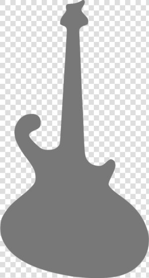 Silhouette Musique   Bass Guitar  HD Png Download