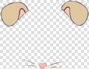  puppy  dog  ears  filter  cute  scanimalears   Snapchat Mouse Filter  HD Png Download
