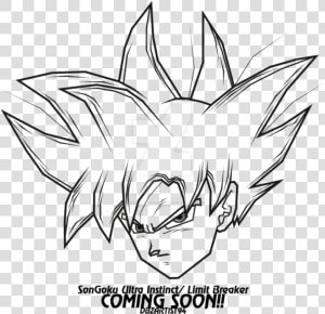 Easy To Draw Ultra Instinct Goku   Png Download   Goku Ultra Instinct Drawing Easy  Transparent Png