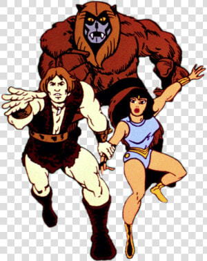 Thundarr Ookla And Princess Ariel   Thundarr The Barbarian  HD Png Download