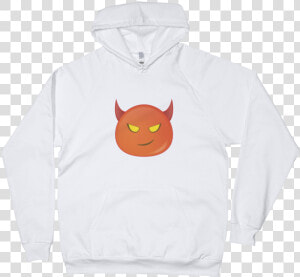 Expressive Red Devil Emoji Unisex Pullover Hoodie  HD Png Download