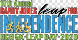 10th Annual Randy Jones Leap For Independence   Parallel  HD Png Download