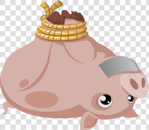 Hog Tied Pig  HD Png Download