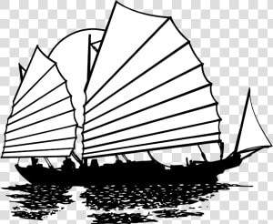 Free Stock Photos   Junk Boat Illustration  HD Png Download