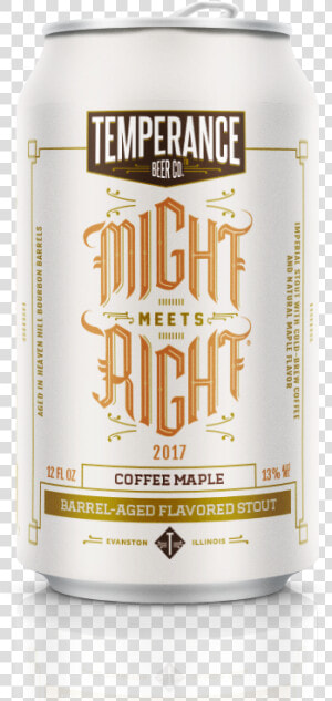 2017 Coffee Maple Barrel aged Might Meets Right®  HD Png Download
