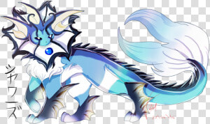 Mega Evolution Pokemon Vaporeon  HD Png Download