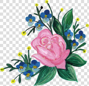 Painted Flower Png   Floribunda  Transparent Png