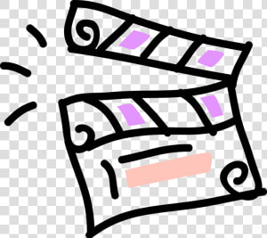 Vector Illustration Of Filmmaking And Video Production   Filmmaking Clipart  HD Png Download