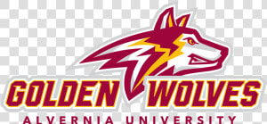 Alvernia University Golden Wolves  HD Png Download
