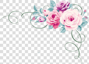 Calligraphic Decorative Elements Flowers  HD Png Download