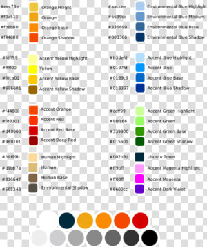 Ubuntu Color Palette  HD Png Download