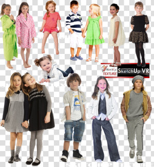Cut Out People  2d People   Bambini Cutout  HD Png Download