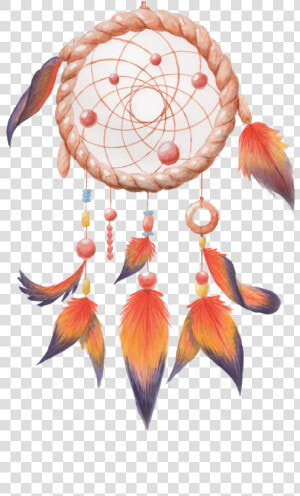 Dreamcatcher Watercolor Painting   Water Color Painting Dream Catcher  HD Png Download