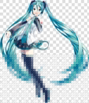 Hatsune Miku Vector By Assass   Hatsune Miku Transparent Background  HD Png Download