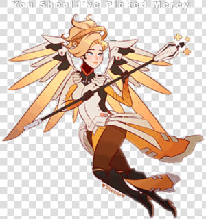  overwatch  mercy   Mercy Overwatch Sticker  HD Png Download