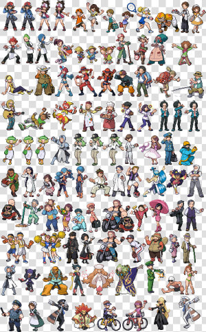 Pokemon Black And White 2 Animated Sprites Downloads   Crowd  HD Png Download