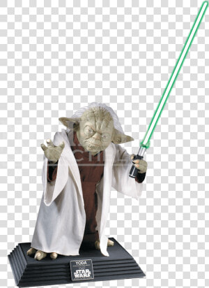 Transparent Yoda Head Png   Life Size Yoda Statue  Png Download