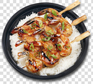 Grilled Skewered Shrimp   Yakitori  HD Png Download