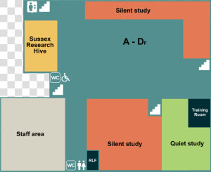 Sussex Library Floor Plan  HD Png Download