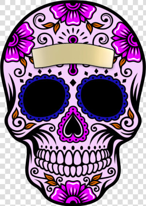 Halloween Sugar Skull Clipart Png Royalty Free Download   Calaverita Png  Transparent Png
