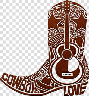 Cowboy Boot  Western  Cowboy Words  Country  Rodeo   Transparent Background Cowboy Boots Clipart  HD Png Download