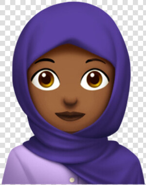 Appleemoji   Hijab Emoji Transparent  HD Png Download