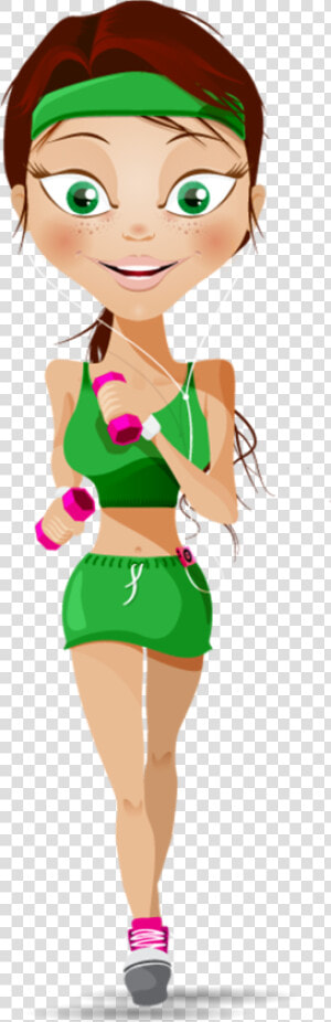 Sporty Cartoon Characters  HD Png Download