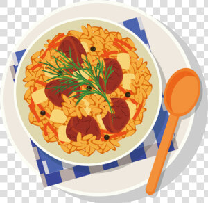 Cartoon Egg Fried   Fried Rice Cartoon Png  Transparent Png