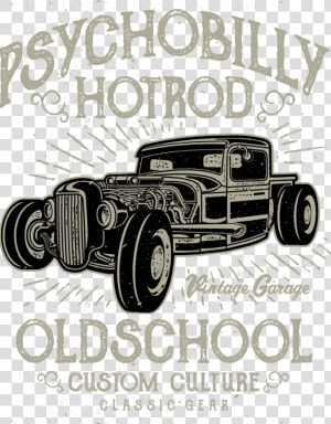 Hot Rod Car   Vintage Car  HD Png Download