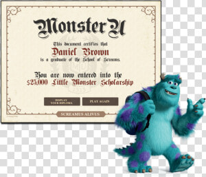 Kellogg S Monsters University Facebook App Design     Monsters University Folder Icon  HD Png Download