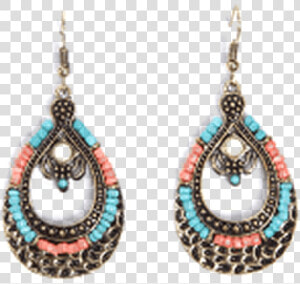 Attitude Teardrop Bead Earring   Earrings  HD Png Download