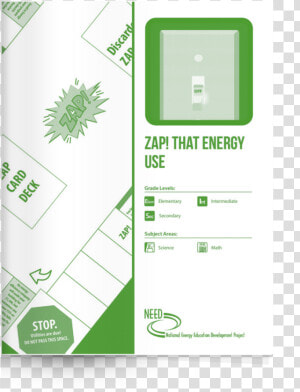 Zap That Energy Use   Paper  HD Png Download