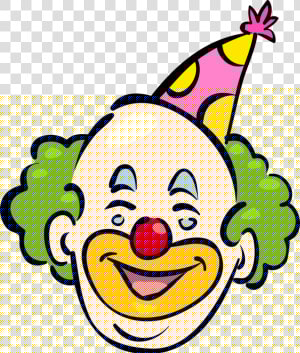Transparent Clown Faces Clipart   Transparent Clown Head  HD Png Download