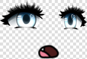  crying  gacha  gachacry  sad  blueeyes  HD Png Download