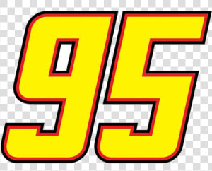 Lightning Mcqueen 95 Nascar On Nbc Ka chow Mattdracings   Matt Dibenedetto Number 95  HD Png Download